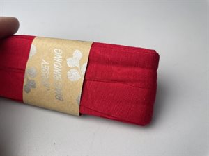 Jersey skråbånd - klar rød, 20 mm og 3 meter